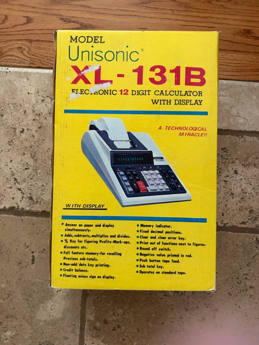 New Unisonic XL-131B Electronic Calculator